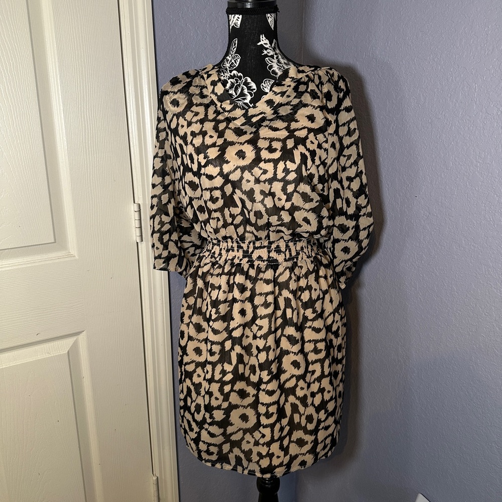 Express Leopard Print Dress